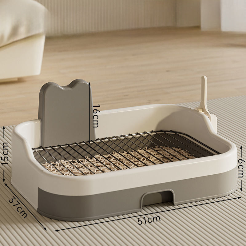 KFX-9935165 Portable Indoor Dog Potty Tray - Puppy Training Litter Pan for Convenient Pet Care