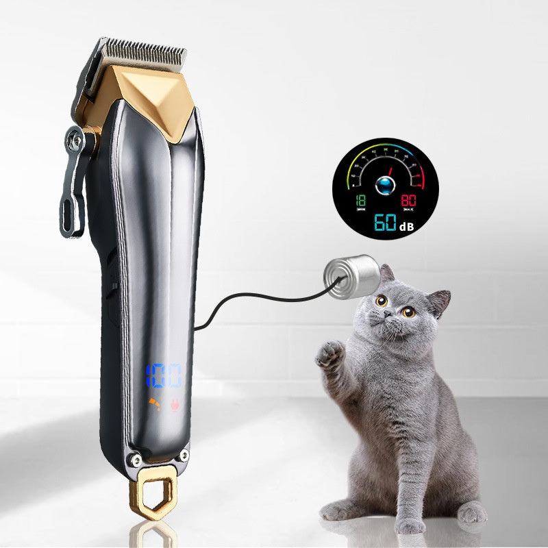 KFX-9935293 Pet Electric Hair Clipper Kit with Multiple Guide Combs and Accessories