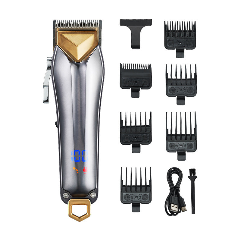 KFX-9935293 Pet Electric Hair Clipper Kit with Multiple Guide Combs and Accessories