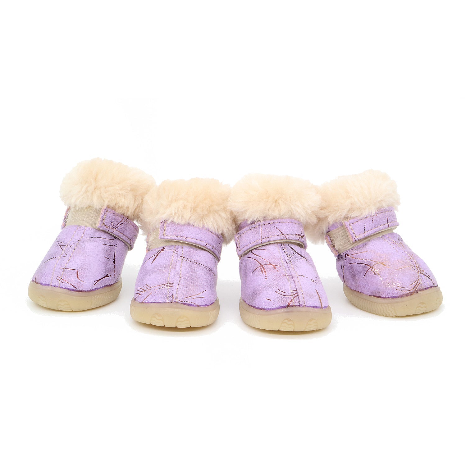 KFX-9936317 Comfortable Cotton Winter Shoes for Puppies - Non-Slip, Warm, Wear-Resistant, Various Colors