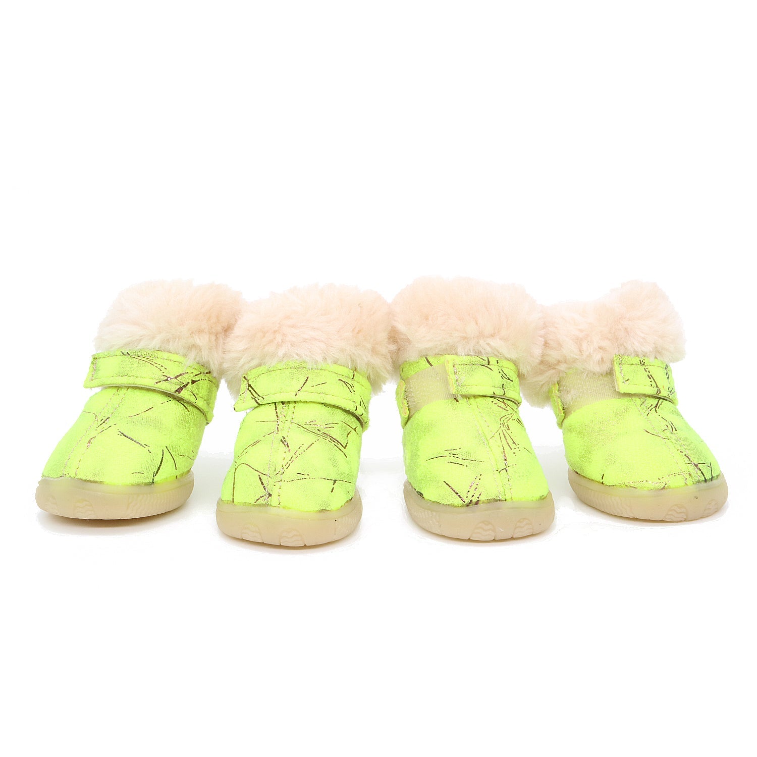 KFX-9936317 Comfortable Cotton Winter Shoes for Puppies - Non-Slip, Warm, Wear-Resistant, Various Colors