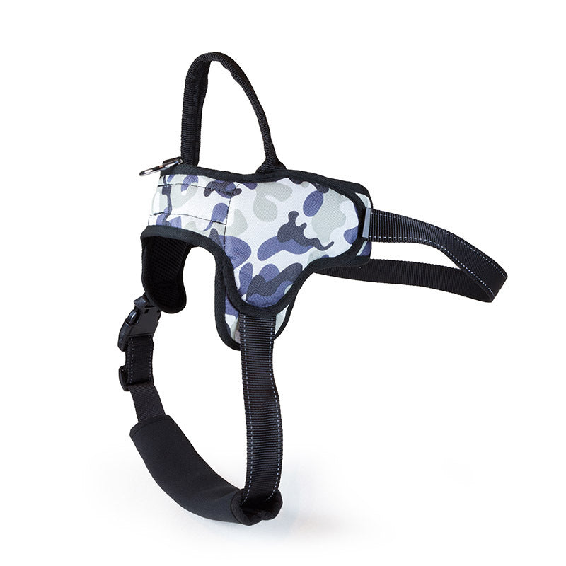 KFX-9938749 Camouflage Dog Leash for Medium and Large Dogs - Durable Polyester Material, Adjustable Sizes M, L, XL