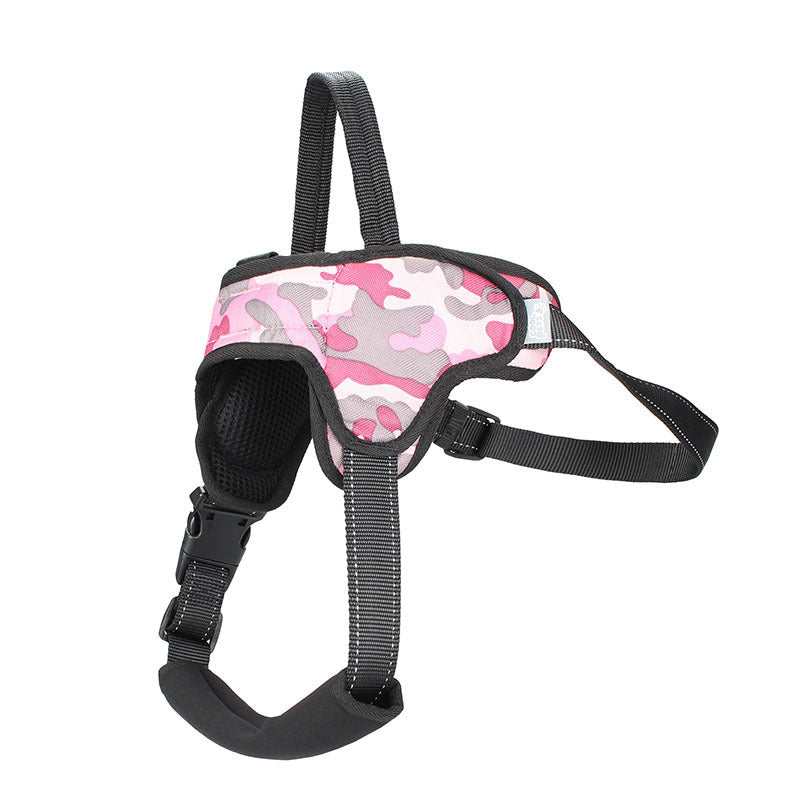 KFX-9938749 Camouflage Dog Leash for Medium and Large Dogs - Durable Polyester Material, Adjustable Sizes M, L, XL