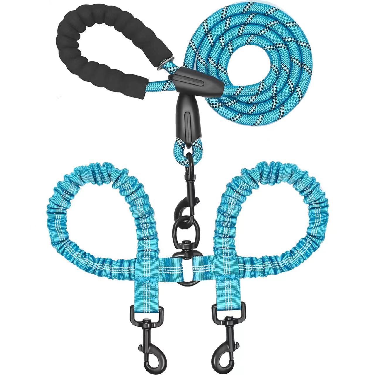 KFX-9941309 Explosion-Proof Retractable Dog Leash in Multiple Colors - Durable Nylon Design