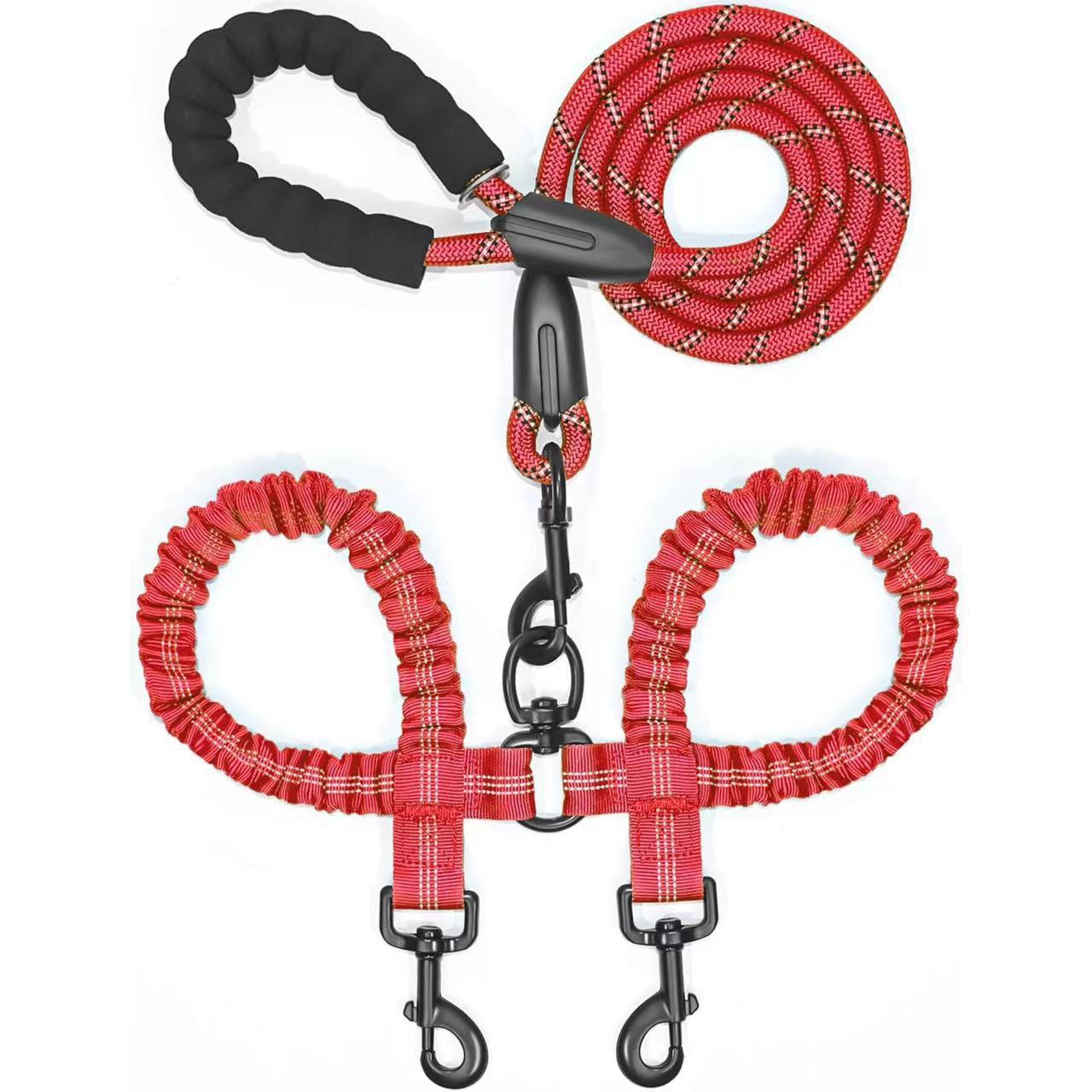 KFX-9941309 Explosion-Proof Retractable Dog Leash in Multiple Colors - Durable Nylon Design