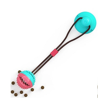 KFX-9943869 Interactive Suction Cup Dog and Cat Toy - Durable TPR Material with Teeth Cleaning Features