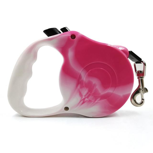 KFX-9945021 Multi-Color Automatic Retractable Pet Traction Belt - 5M Length, Multiple Designs Available