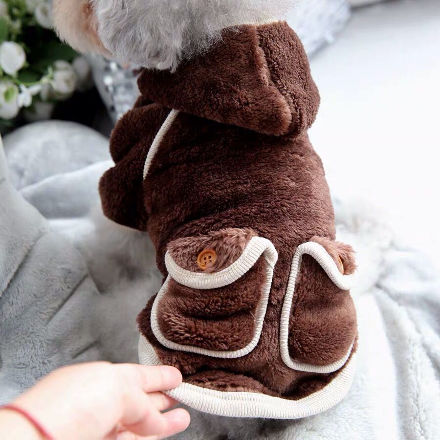 KFX-9945789 Rainbow Furry Coat and CP Sweater for Cats - Thickened Autumn & Winter Clothing