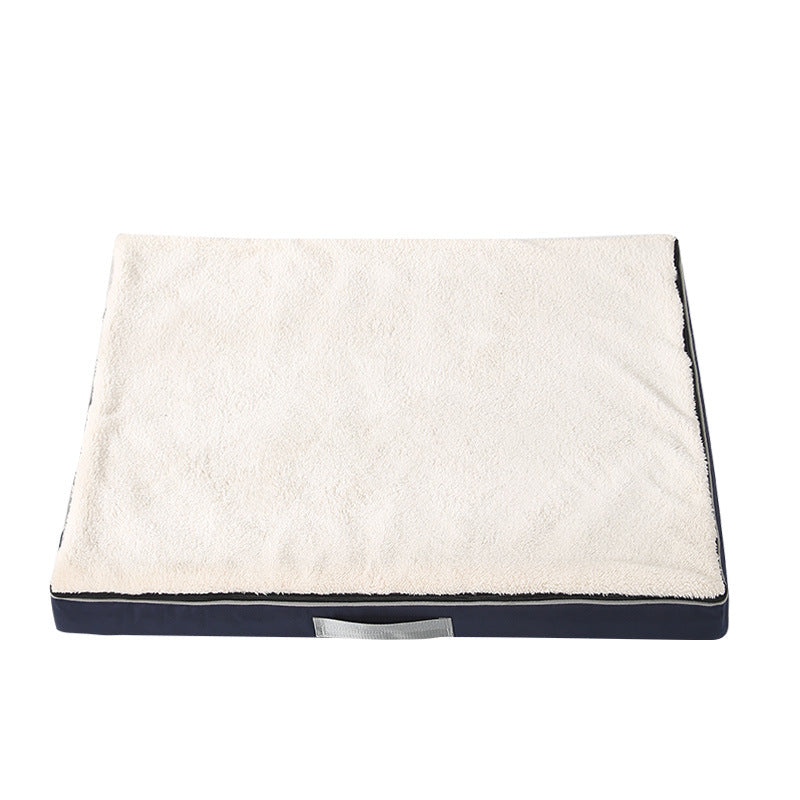 KFX-9947069 Plush Memory Foam Dog Bed with Removable Washable Cover - Nonslip Egg Kennel Pad for Large Dogs and Cats