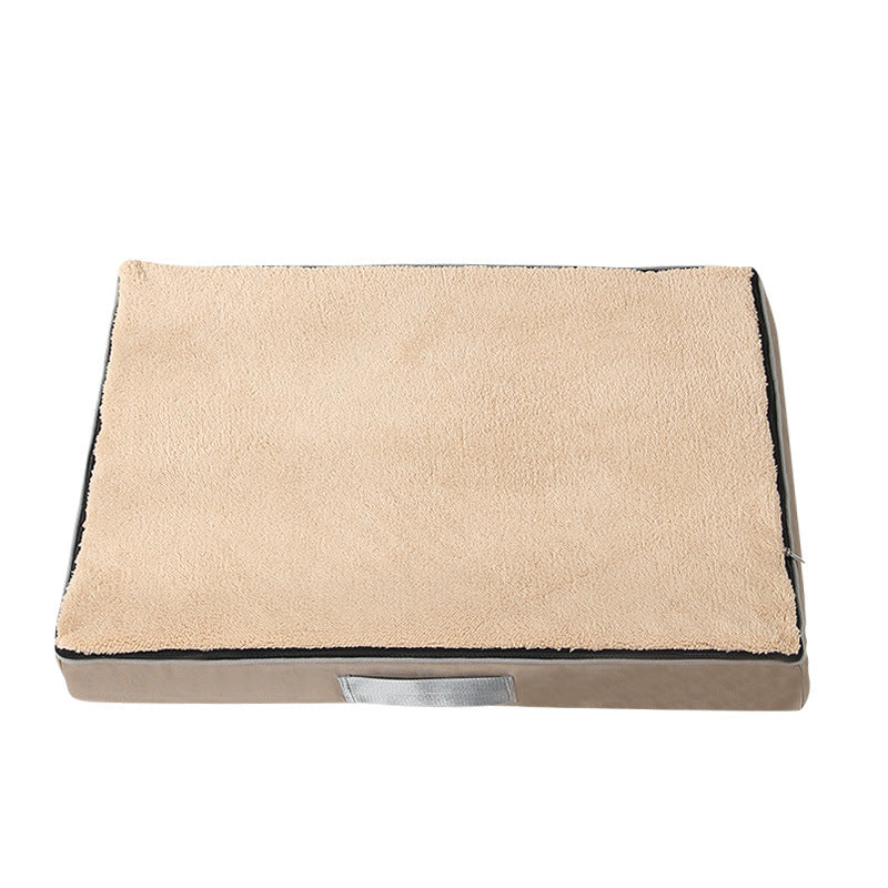 KFX-9947069 Plush Memory Foam Dog Bed with Removable Washable Cover - Nonslip Egg Kennel Pad for Large Dogs and Cats