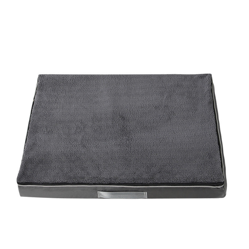 KFX-9947069 Plush Memory Foam Dog Bed with Removable Washable Cover - Nonslip Egg Kennel Pad for Large Dogs and Cats
