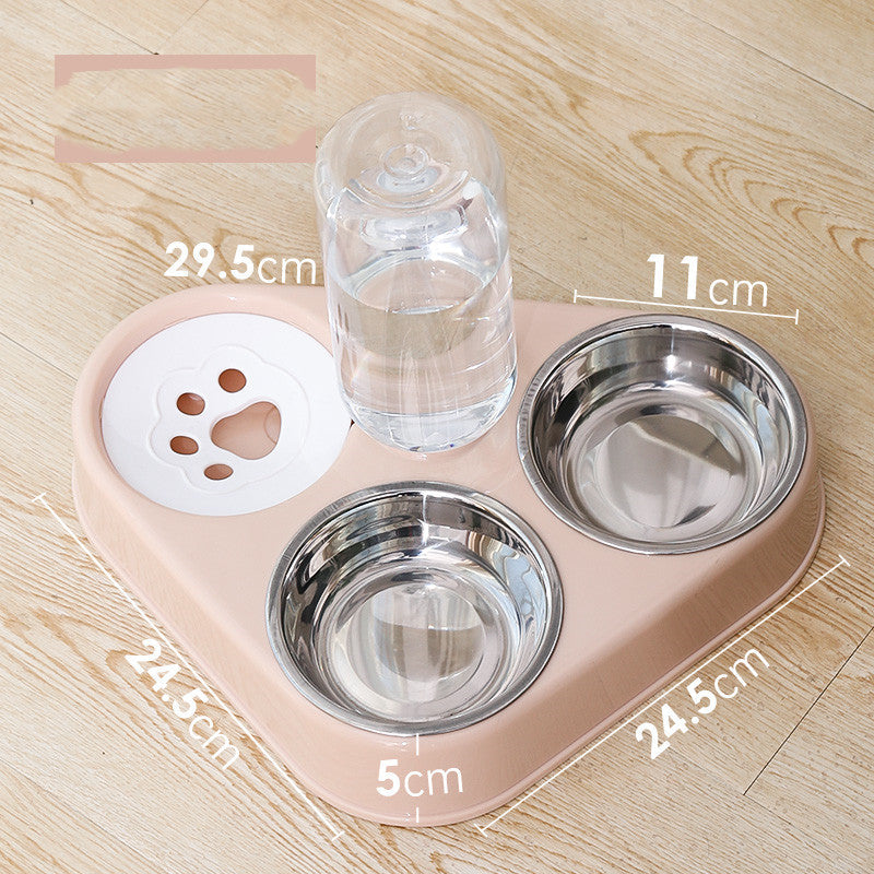 KFX-9951165 Automatic Double Dog Bowl with Water Refilling System - Available in Blue, Pink, Green