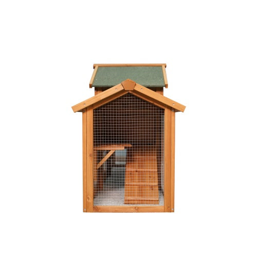 KFX-9954621 Extra-Large Two-Tier Rabbit Cage with Removable Tray and Waterproof Roof for Small Animals