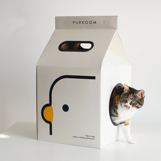 KFX-9956925 Corrugated Cat Scratch Board Toy with Book Stand Design for Scratch and Play