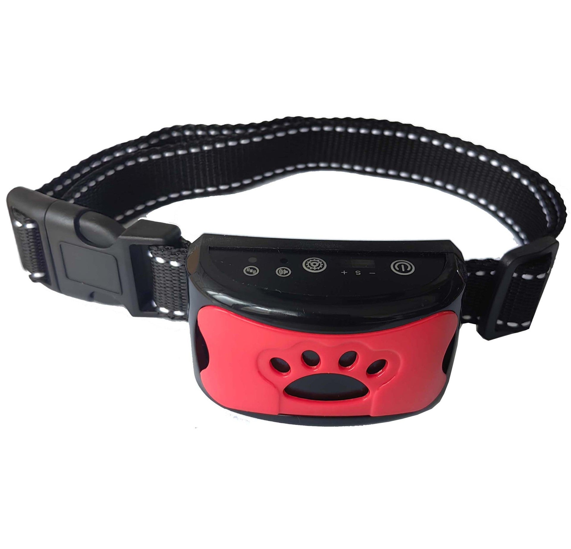 KFX-9959997 Sound and Vibration Anti-Bark Collar for Small to Large Dogs, ABS Plastic Design