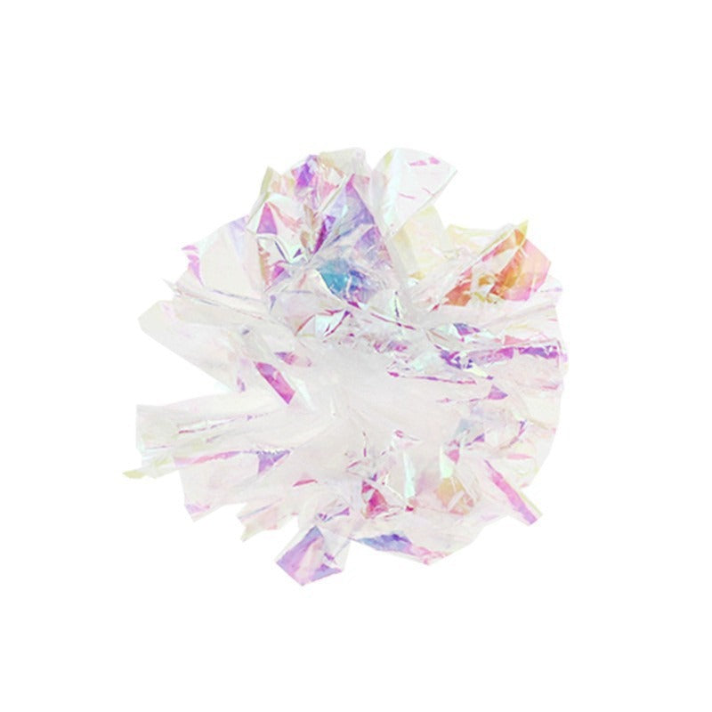 KFX-9964093 Colorful Noise-Making Paper Ball Cat Toy for Engaging Self-Play and Entertainment