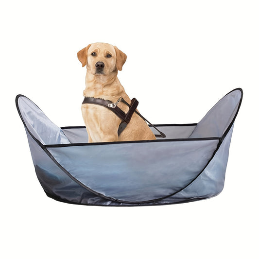 KFX-9964349 Waterproof Adjustable Pet Grooming Cape for Easy Trimming and Shaving of Dogs and Cats