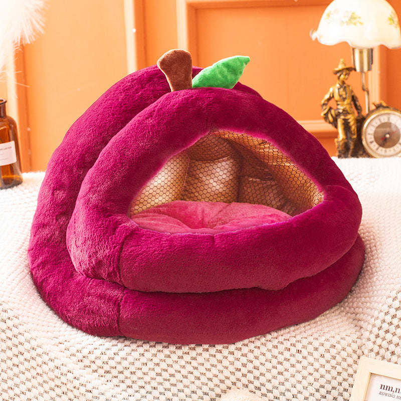 KFX-9966525 Graphene Material Semi-Closed Warm Dog Kennel - Two Sizes Available