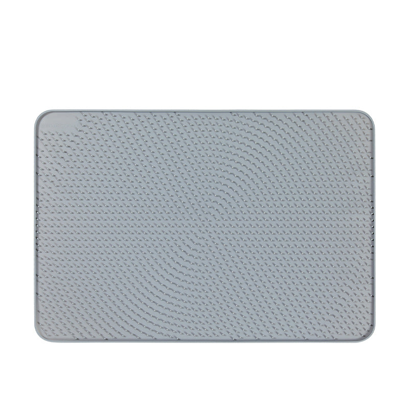 KFX-9968061 Silicone Cat Litter Box Mat for Easy Sand Collection and Clean Ground
