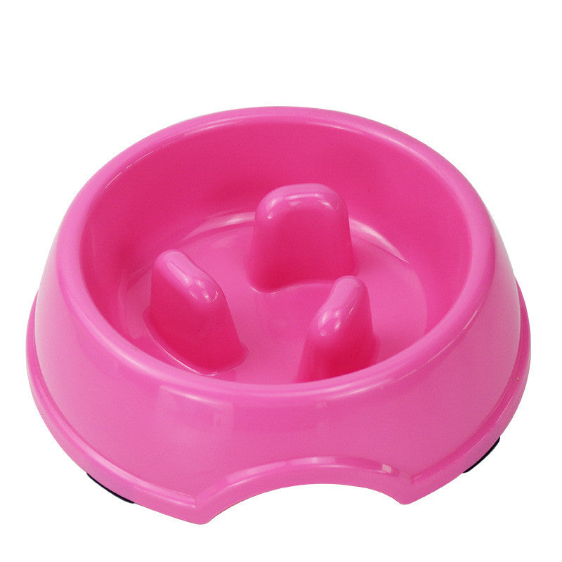 KFX-9968445 Anti-Choking Slow Feeder Bowl for Pets – Melamine, Non-Slip, Multi-Color Options