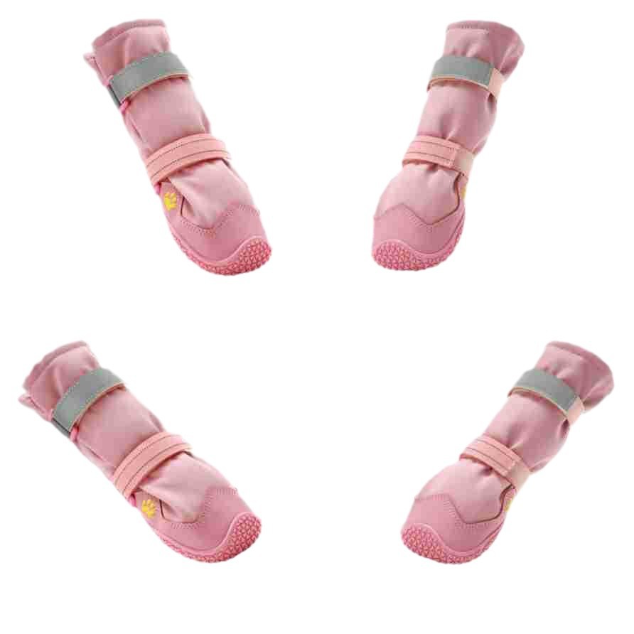 KFX-9969085 Waterproof and Breathable Medium to Large Dog Shoes - Non-Slip, Wear-Resistant, Warm Rubber Design