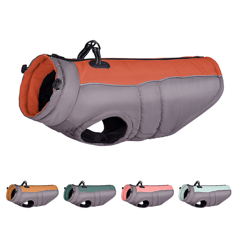 KFX-9972797 Thickened Cotton-Padded Dog Apparel for Autumn & Winter in Various Colors and Sizes