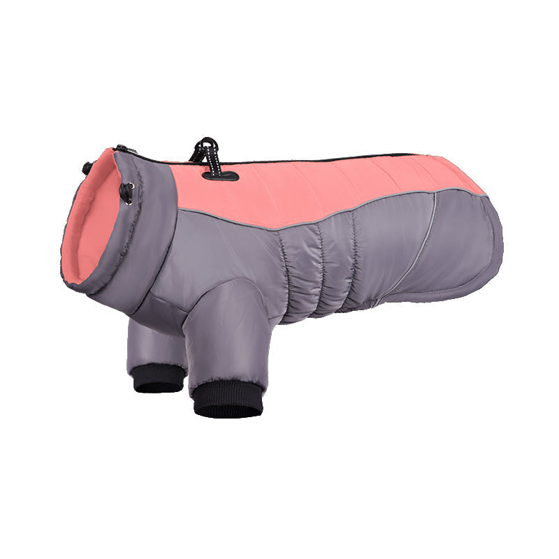 KFX-9972797 Thickened Cotton-Padded Dog Apparel for Autumn & Winter in Various Colors and Sizes