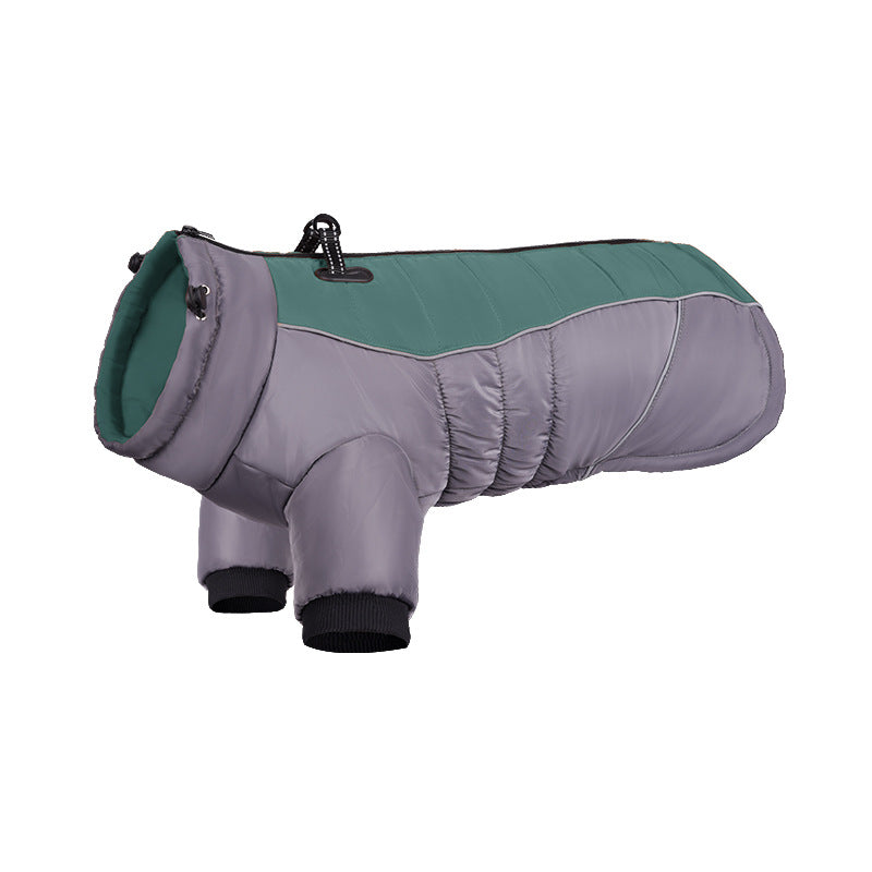 KFX-9972797 Thickened Cotton-Padded Dog Apparel for Autumn & Winter in Various Colors and Sizes