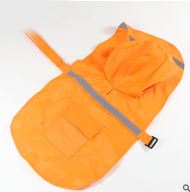 KFX-9976381 Reflective Waterproof Raincoat for Large and Medium Dogs – Available in Multiple Colors
