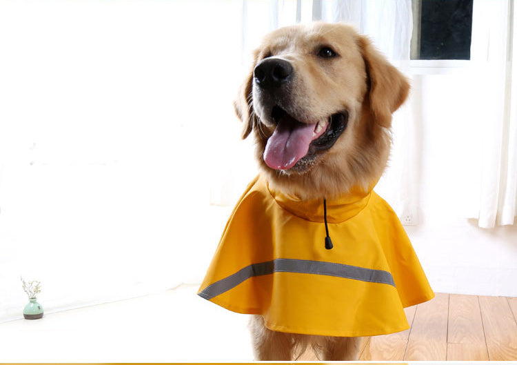 KFX-9976381 Reflective Waterproof Raincoat for Large and Medium Dogs – Available in Multiple Colors