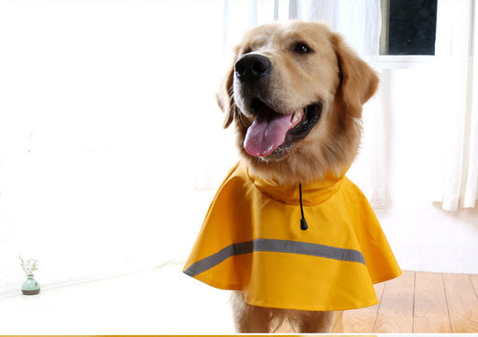 KFX-9976381 Reflective Waterproof Raincoat for Large and Medium Dogs – Available in Multiple Colors