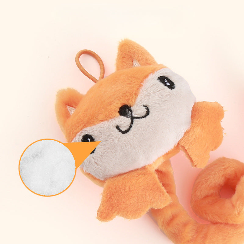 KFX-9977661 Spring-Loaded Durable Plush Cat Toys with Catnip for Chewing and Hanging