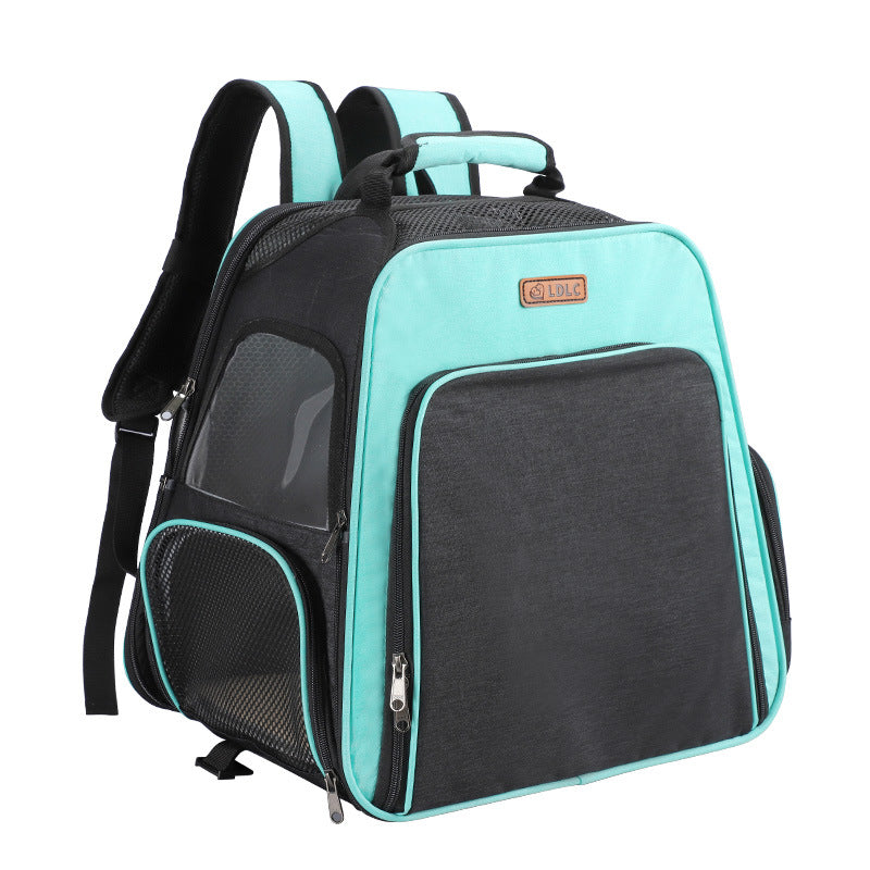 KFX-9980221 Large Outdoor Shoulder Cat and Dog Backpack, 20L Capacity, Durable Composite Material