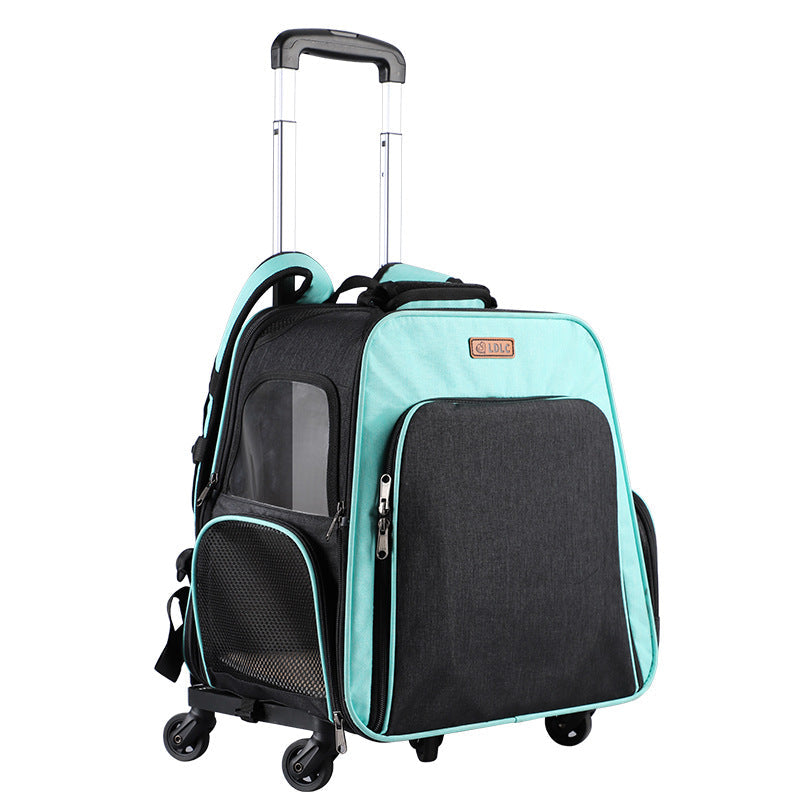 KFX-9980221 Large Outdoor Shoulder Cat and Dog Backpack, 20L Capacity, Durable Composite Material