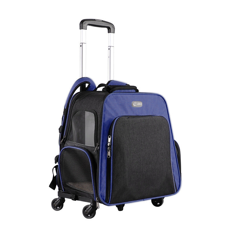 KFX-9980221 Large Outdoor Shoulder Cat and Dog Backpack, 20L Capacity, Durable Composite Material