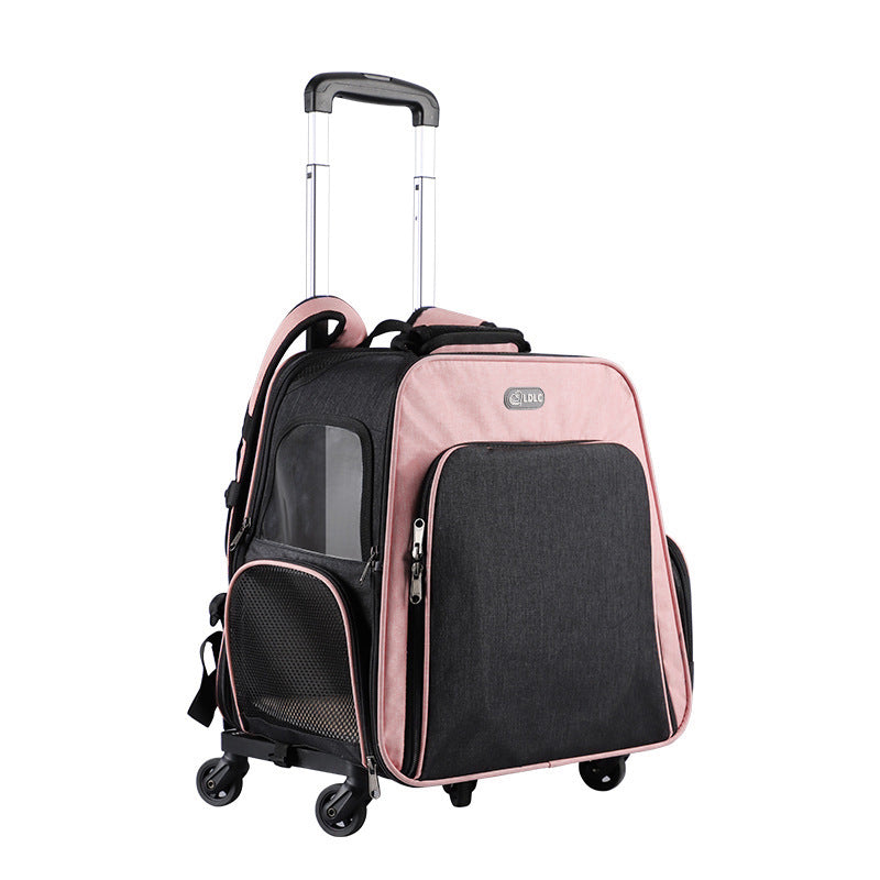 KFX-9980221 Large Outdoor Shoulder Cat and Dog Backpack, 20L Capacity, Durable Composite Material