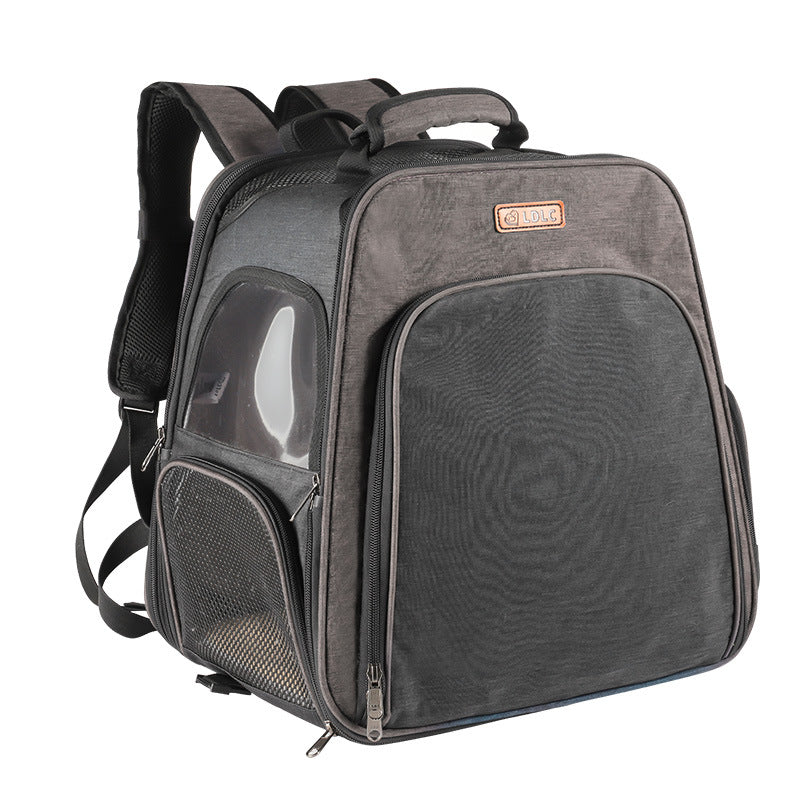 KFX-9980221 Large Outdoor Shoulder Cat and Dog Backpack, 20L Capacity, Durable Composite Material