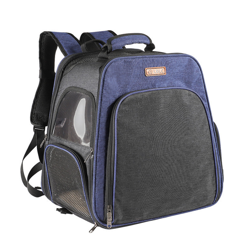 KFX-9980221 Large Outdoor Shoulder Cat and Dog Backpack, 20L Capacity, Durable Composite Material