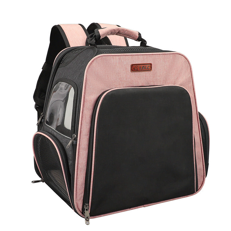 KFX-9980221 Large Outdoor Shoulder Cat and Dog Backpack, 20L Capacity, Durable Composite Material