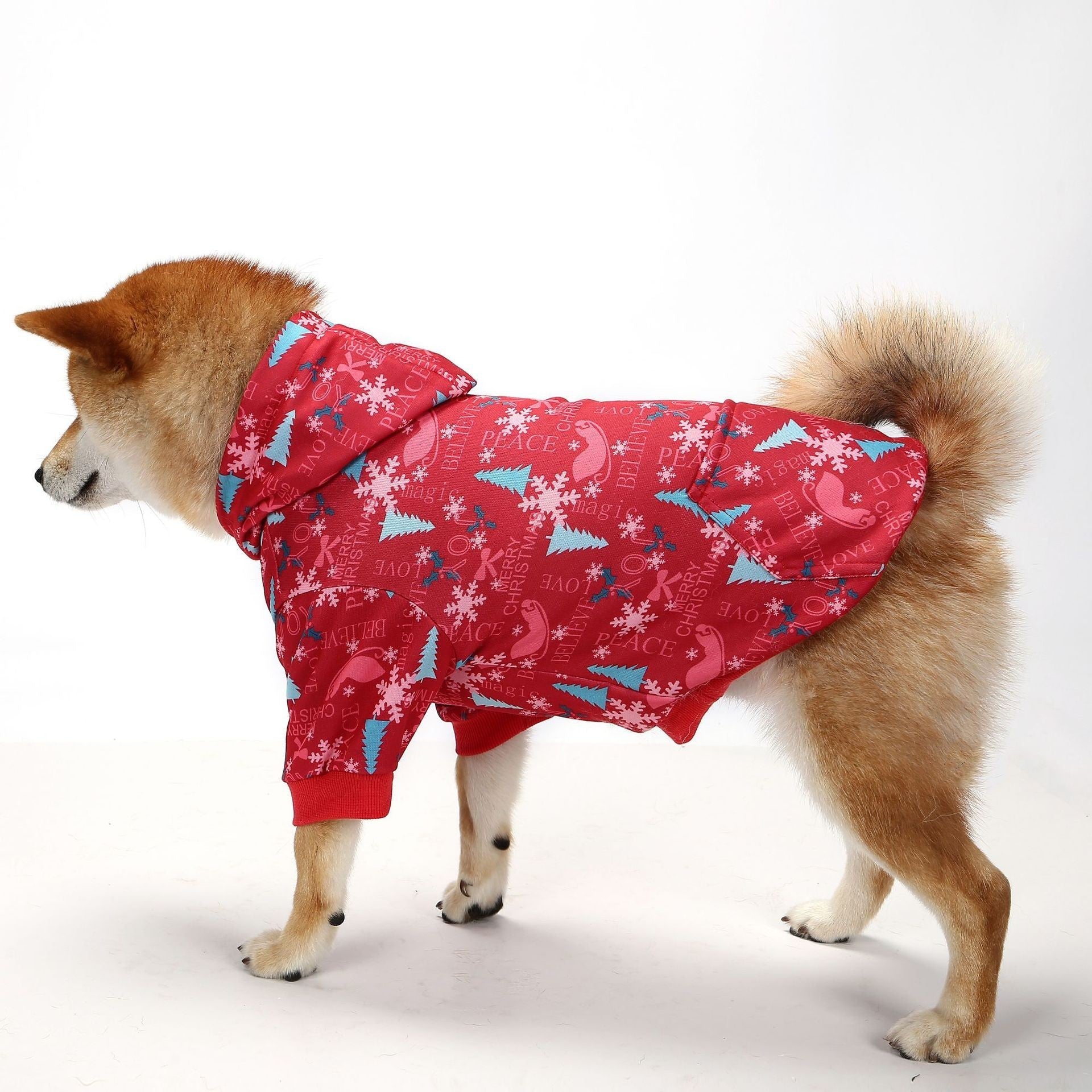 KFX-9982141 Cozy Christmas Dog Hoodies and Costumes in Festive Styles for All Sizes