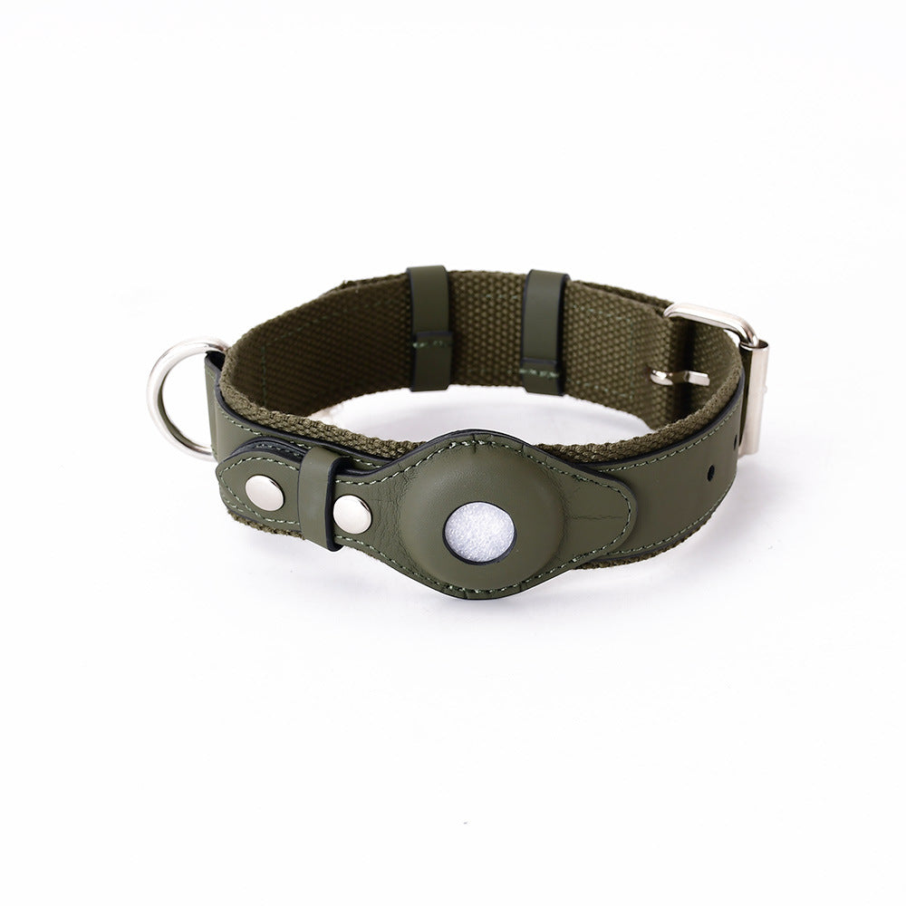 KFX-9985213 Airtag-Compatible Dog Collar and Leash for Medium and Large Dogs
