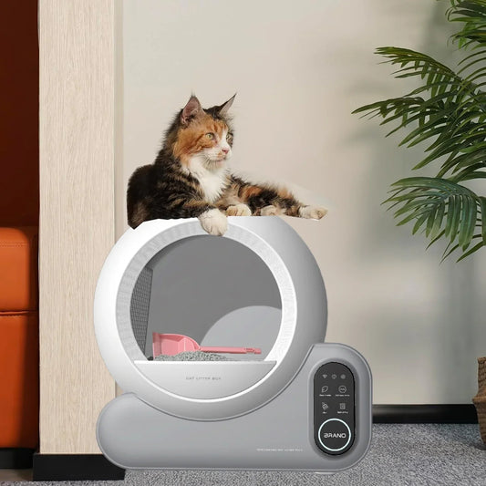 KFX-998931 70L Smart Automatic Self-Cleaning Cat Litter Box with WiFi Control and Eco-Friendly Materials