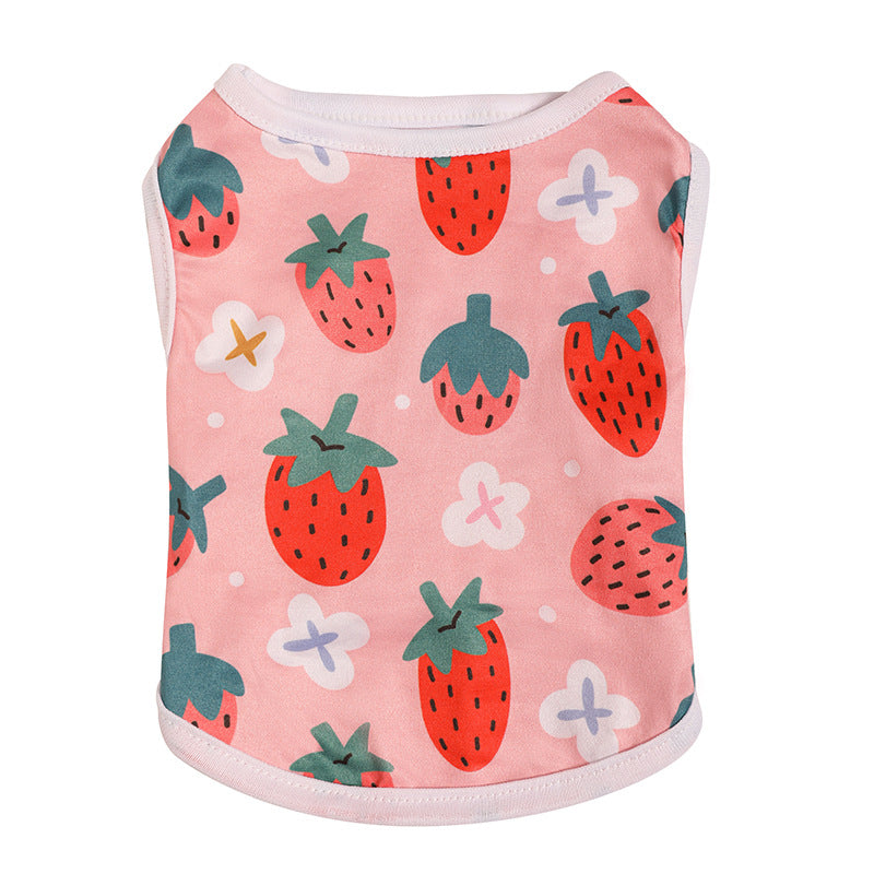 KFX-9991869 Lightweight Summer Pet Vest for Dogs in Various Fun Styles
