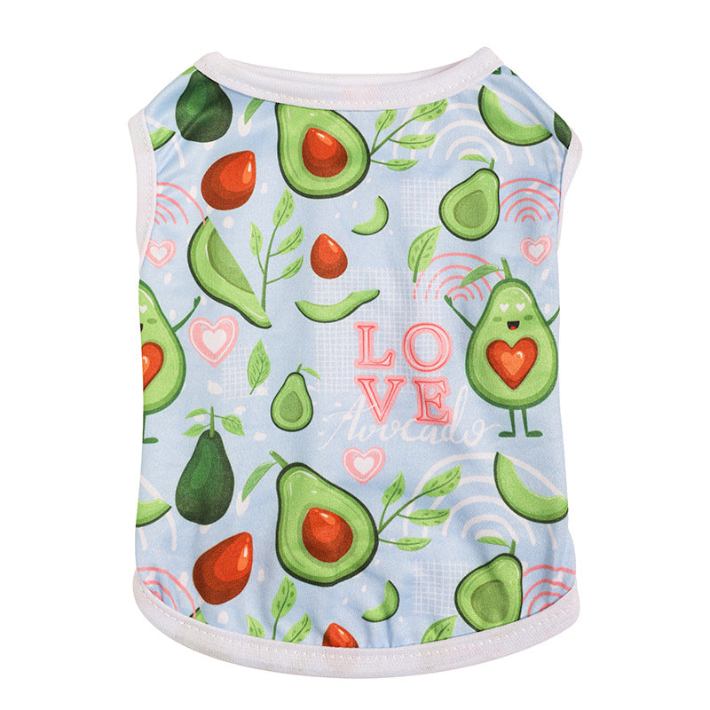 KFX-9991869 Lightweight Summer Pet Vest for Dogs in Various Fun Styles