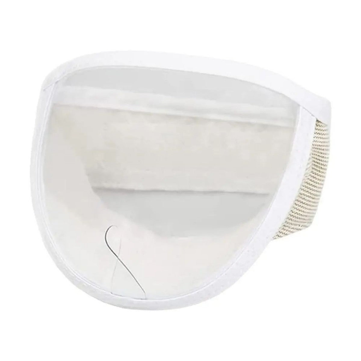KFX-9992765 Breathable Anti-Bite Muzzle for Cats and Dogs – Soft Cotton and Transparent PVC, Comfortable Design with Air Hole