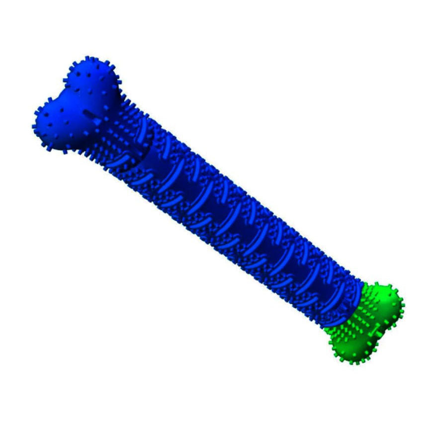 KFX-9996093 Silicone Dog Toothbrush for Effective Dental Cleaning - 25x5x4cm