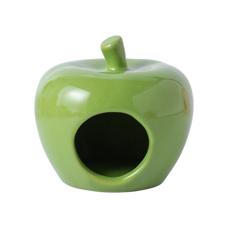 KFX-9999293 Ceramic Hamster Nest Shelter – Four Seasons Universal in Red and Green