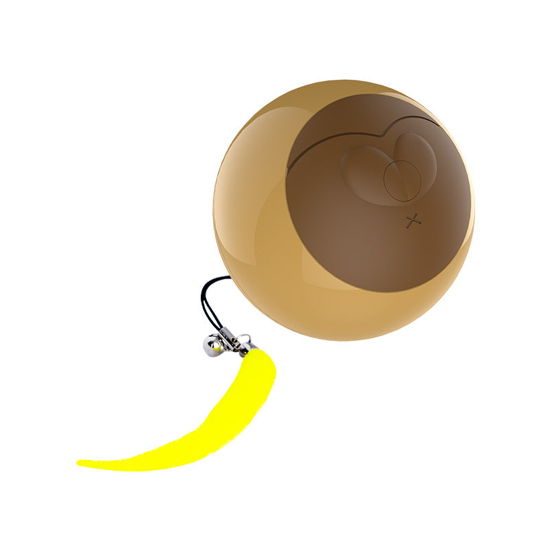 LED Luminous Automatic Funny Cat Rolling Ball