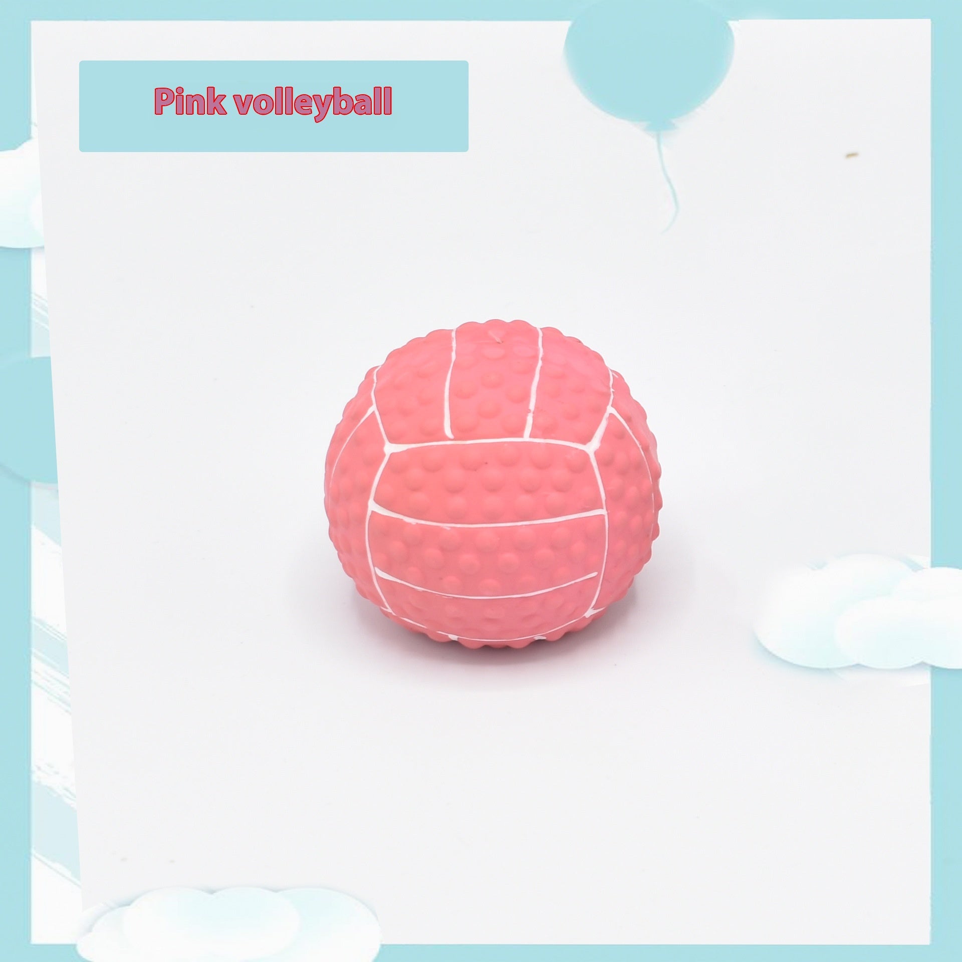 LaTeX Pet The Toy Dog Latex High Elastic Ball