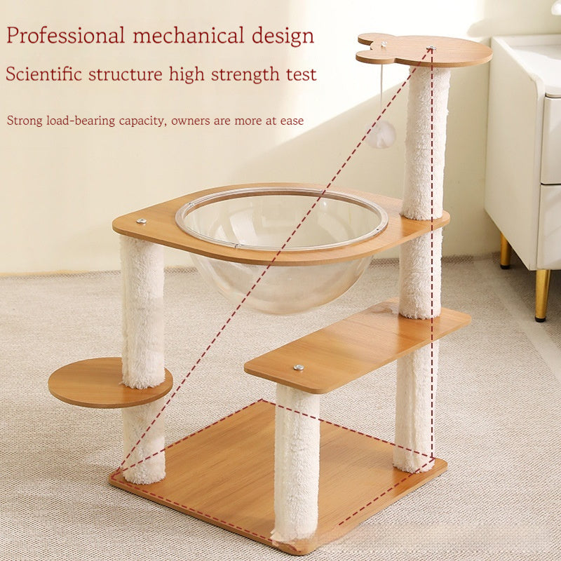 Multi-layer Cat Climbing Cat Nest Integrated Auxiliary Jumping Platform Does Not Occupy Space